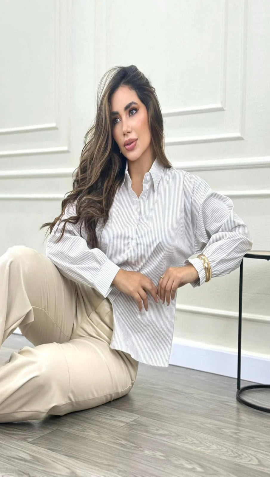 Blusa Mujer Espalda Abierta Lazos Rayas